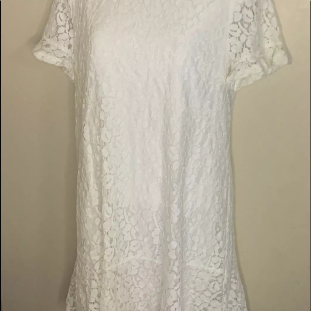 Altar’d State Lace Dress Sleeveless Ivory Women's Size Small Cute Little Dress